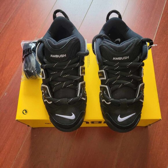 Nike Air More Uptempo Low - AMBUSH Black - Picture 4 of 7
